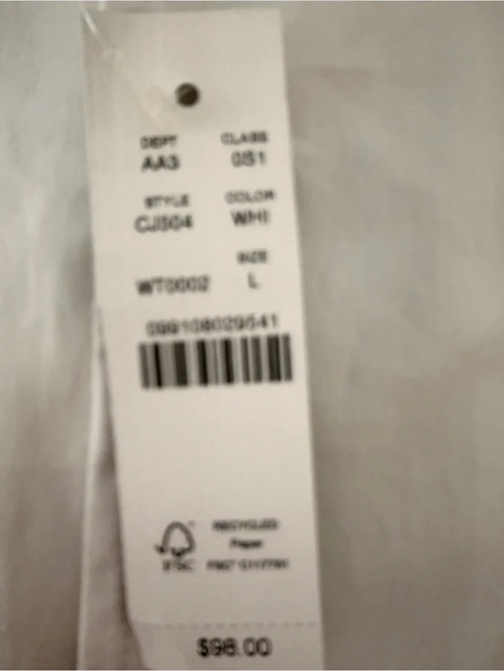 Men's JCrew Short-sleeve cotton poplin camp-collar shirt, size L
